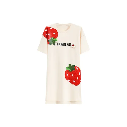 Huggy Kissy Ночная сорочка Женская Абрикос