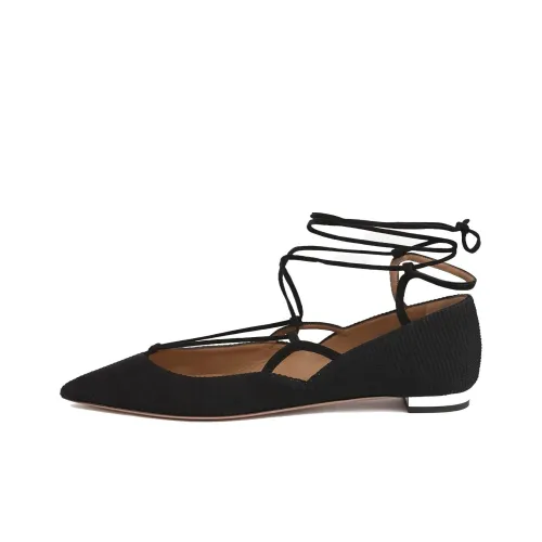 AQUAZZURA Женские повседневные туфли черные