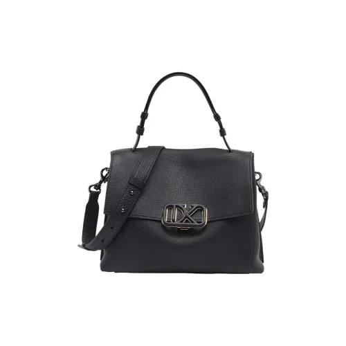 DILAKS Корова Кожа Сумка через плечо Большая Женская Классическая Черная