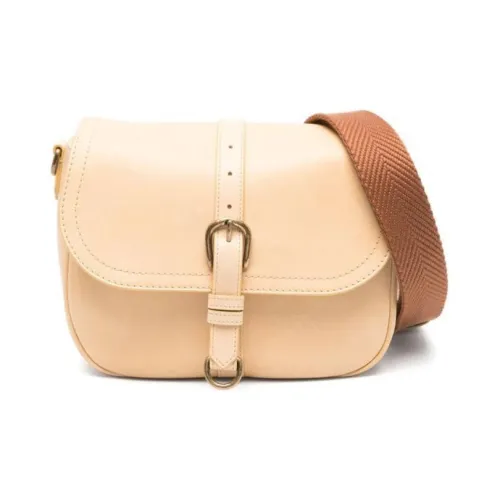 Golden Goose Гладкая Телячья Кожа Сумка через плечо Сумка на плечо Средняя Женская Цвет телесный