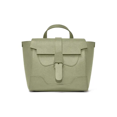 SENREVE Рюкзак из коровьей кожи средний женский шалфейно-зеленый