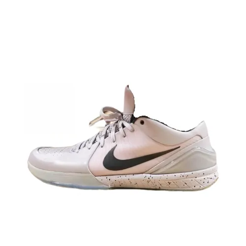 Nike Zoom Kobe 4 Protro PE Устойчивый к истиранию Дышащий Низкий Топ Баскетбольные кроссовки Мужской Розовый