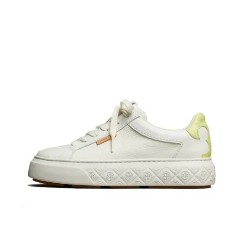 TORY BURCH Ladybug SNEAKER Низкий Топ Скейтборд Кроссовки Женские Белые