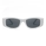 Белая оправа, серые линзы B20