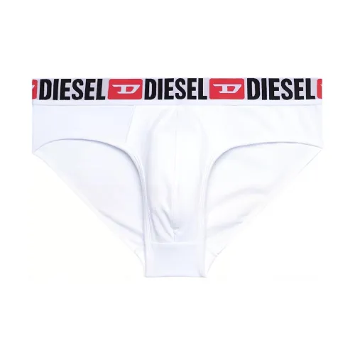 DIESEL 3 Pack White Men's Bikini Briefs DIESEL 3 Пачка Белый Мужской Бикини-Боксы
