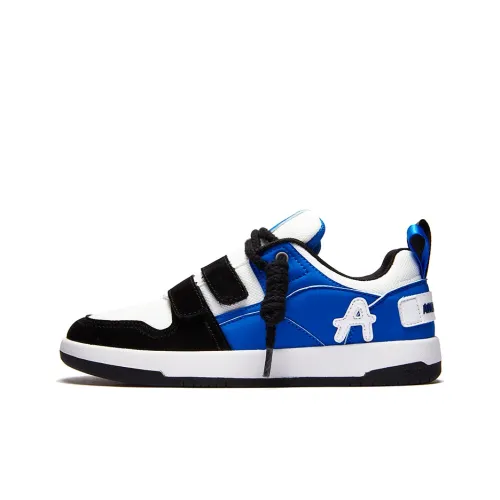 A1 Low Топ Скейтборд Кроссовки Унисекс Белый Синий