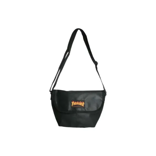 Thrasher Полиэстер с Полиуретаном Сумка через плечо Стандартная Унисекс Черная
