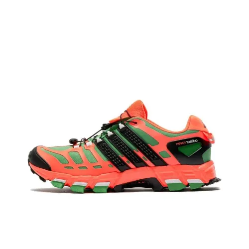 Adidas ADISTAR RAVEN 3 Устойчивый к истиранию Низкий Топ Casual Мужской Оранжевый Зеленый Черный