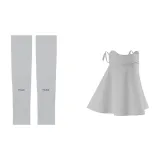 Gray Mask + Gray Cooling Arm Sleeves  
Серый Маска + Серые Охлаждающие рукава