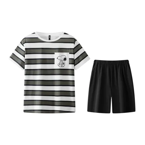 Gongdie X SNOOPY Pajama Набор Мужской Черный