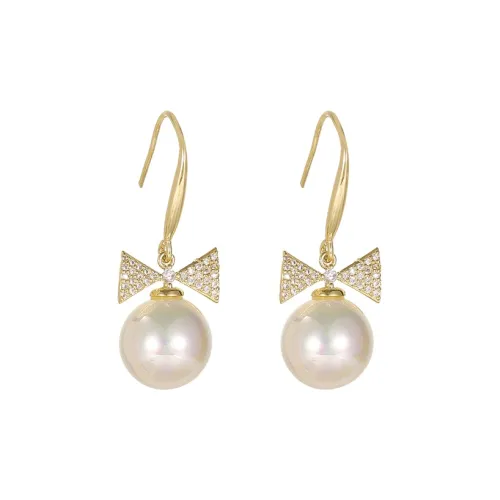 Yi Can Покрытые Реальные Золото Серьги Женские