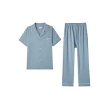 [Футболка и штаны Комплект одежды] Дымчатый синий