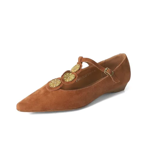 Echo yolo Плоская подошва Туфли Мэри Джейн Женские