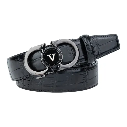 NINE NAIL 9 Секция с шипами 'Когда Удача Приходит' V-образный узор Победы с крокодильим кожей Автоматическая застежка