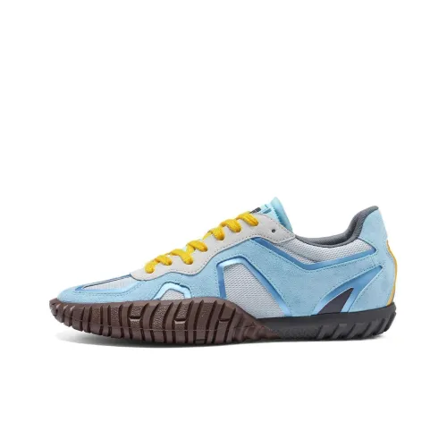 Onitsuka Tiger Duck Tiger Trainer Амортизаторы Устойчивость к истиранию Низкий топ Кэжуал Унисекс Синий