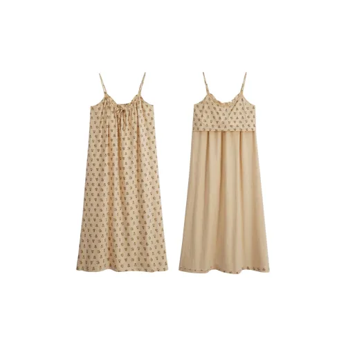 MIOJUER Летняя ночная сорочка с вставками женская