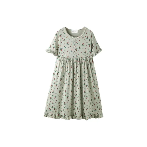 MEONSILL Ночная сорочка Женская Травяной зеленый