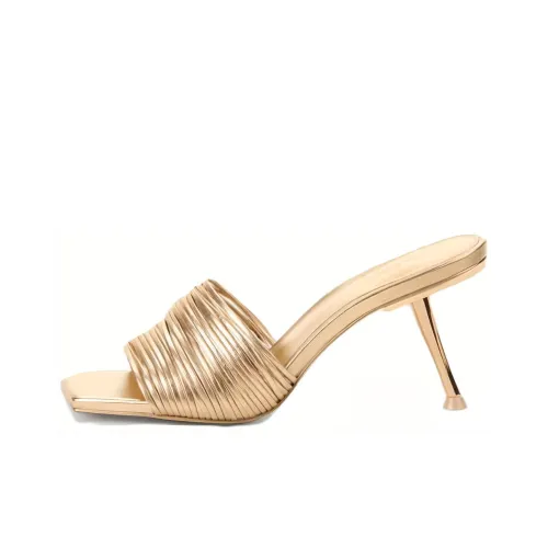 CULT GAIA Шлепанцы Женские Золотые