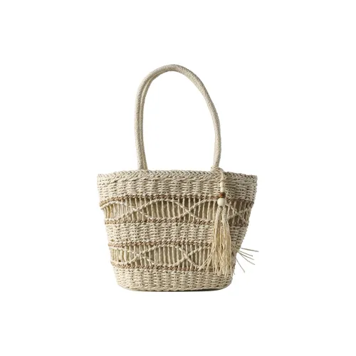Ji Reminiscence Соломенная плетеная сумка-тоут сумка для покупок сумка через плечо плечевая сумка женская белый хаки