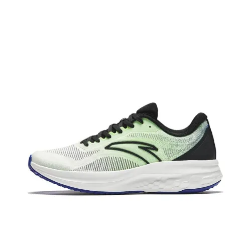 ANTA Running Collection Беговые кроссовки Низкий Топ Папирус Белый/Флуоресцентный Radiant Зеленый/Цифровой Синий Мужской
