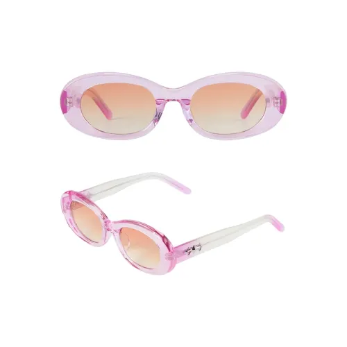 PLASTIC BRAIN Пластиковая оправа OVAL SUNGLASSES Унисекс Градиентный Кошачий глаз