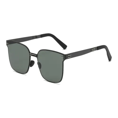 Пара солнцезащитных очков Ponyo из нержавеющей стали квадратные унисекс металлические