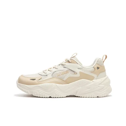 361° Ode Slip Резистентный Устойчивый к Износу Дышащий Низкий Топ Повседневный Мужской Абрикосовый Чай Коричневый