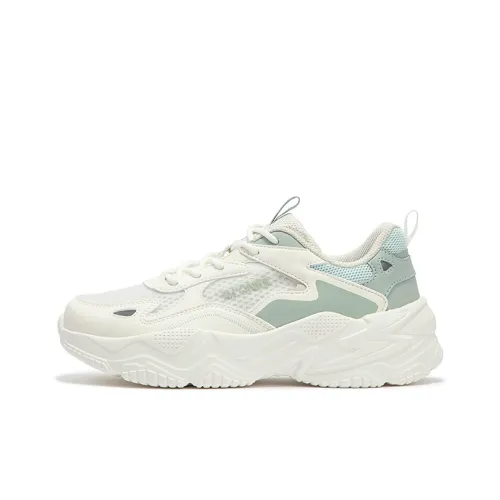361° Ode Slip-resistant Abrasion-resistant Breathable Low-top Casual Shoes Women's Light Smoke Green