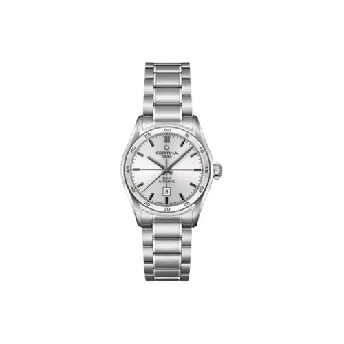 CERTINA Автоматический Механический Movement Женские Часы 30MM Серебряные