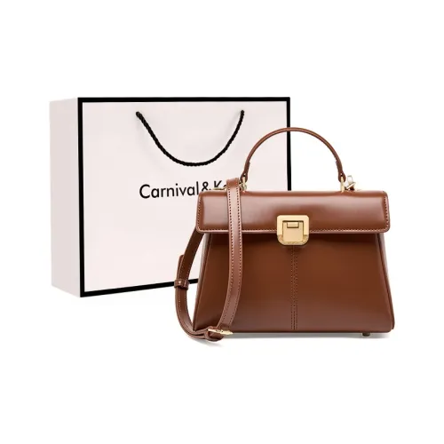 Carnival Keep Сумка через плечо из коровьей кожи сумка на плечо женская коричневый черный