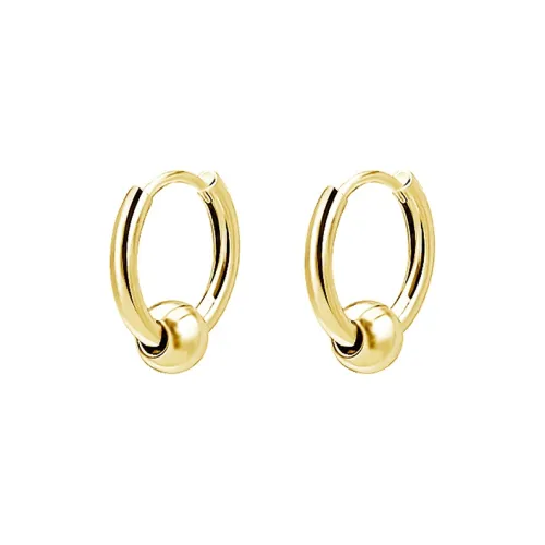 Yi Can Покрытие Real Золото Серьги Женские