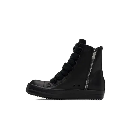 RICK OWENS Скейтборд Кроссовки Высокие Черные Мужские