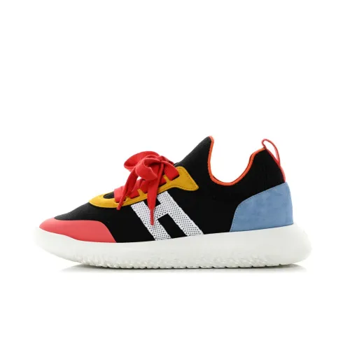 HERMES Crew Low Топ Повседневная обувь Женская Красная Черная Синяя