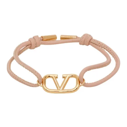 Valentino Кожа Браслеты Мужской Розовая Роза