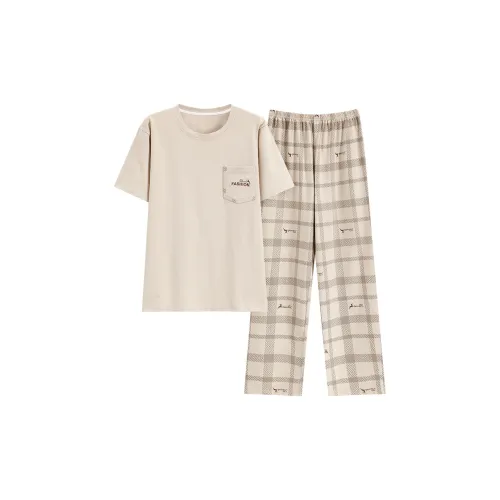 Pretty Lady Пижамный комплект Мужской Абрикос