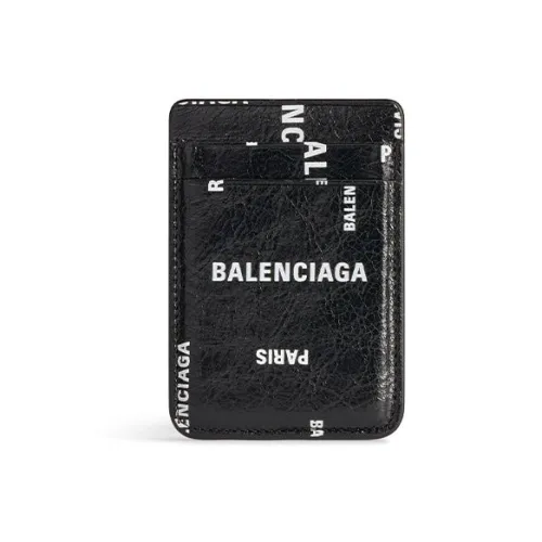 Balenciaga Cash Sheepskin Картхолдер Standard Men's Black