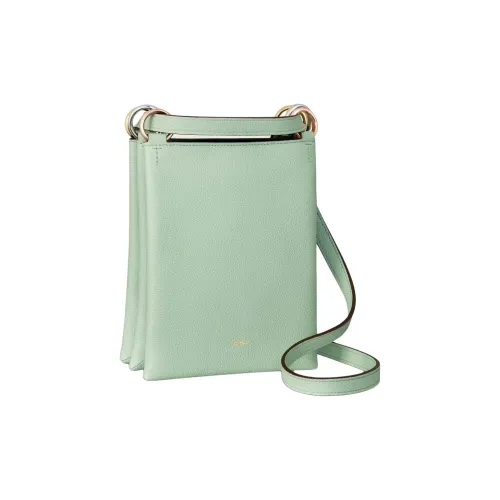 Cartier Trinity Series Рельефная Телячья Кожа Сумка через плечо Женская Жадеит Зеленый