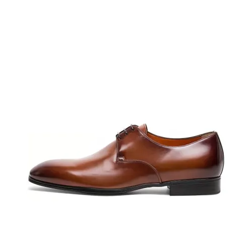 Santoni Туфли Низкие Коричневые Мужские