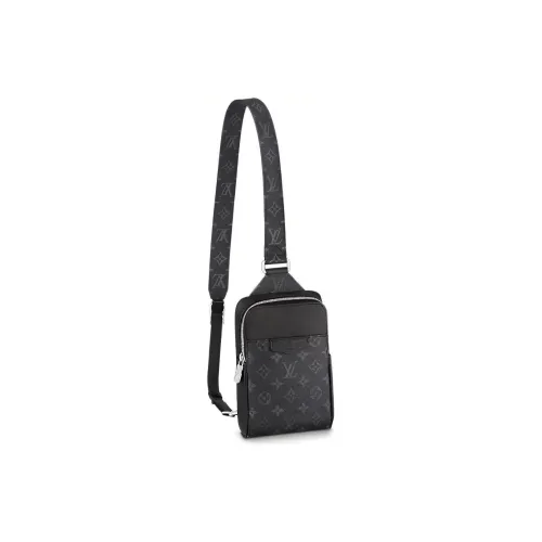 LOUIS VUITTON Outdoor Canvas Leather Crossbody Bag Standard Men's Black LOUIS VUITTON Outdoor Холст Кожа Сумка через плечо Стандарт Мужской Черный