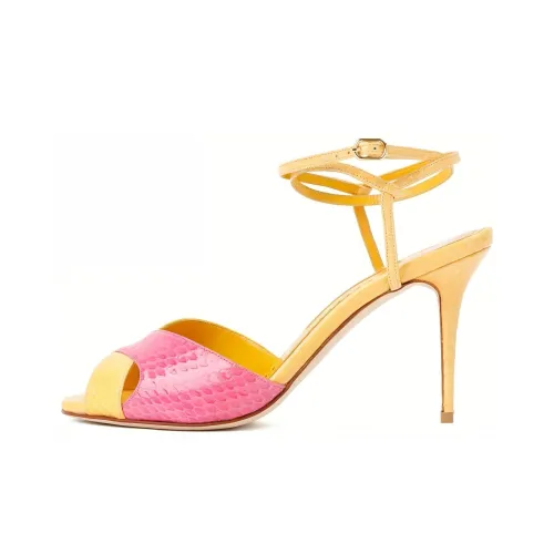 MANOLO BLAHNIK Повседневные сандалии женские желто-розовые