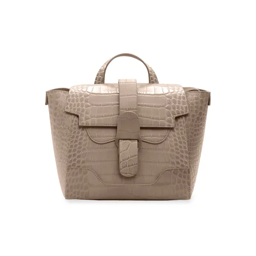 SENREVE Лицевая коровья кожа через плечо роскошная текстура для ежедневных поездок одно плечо переносной рюкзак маленький женский латте