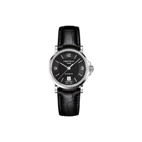 CERTINA Автоматический Механический Movement Женские Часы 27 мм Черные