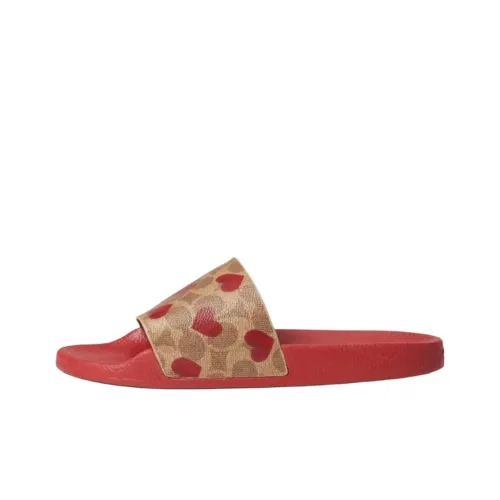 COACH Сердце Слипоны Женские Red