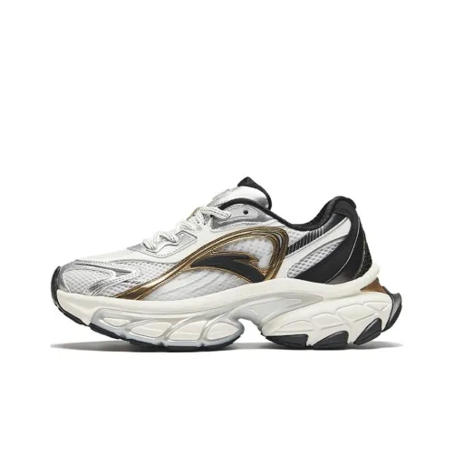 ANTA Life Collection Повседневный Низкий Топ Песочный с Рельефом Серый/Серебряный/Черный Мужской