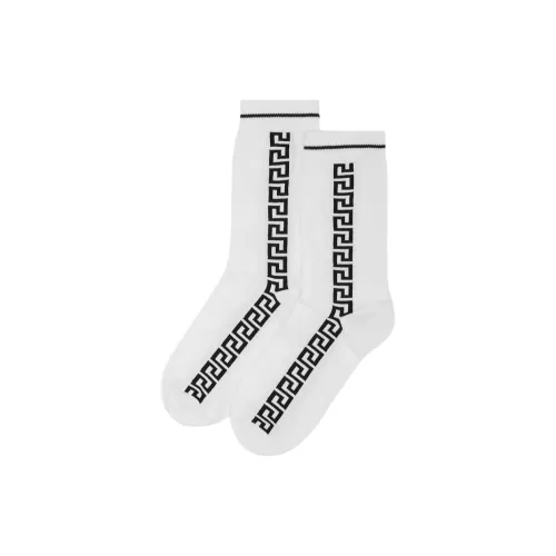 VERSACE Белые Мужские Носки MID до икры