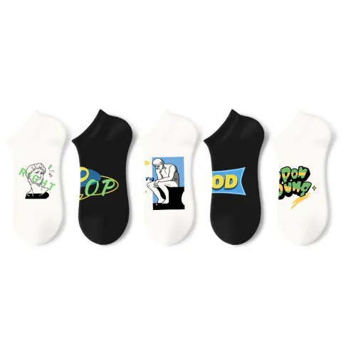 PRIMEET Низкие носки Весенние Летние Унисекс 5 пар