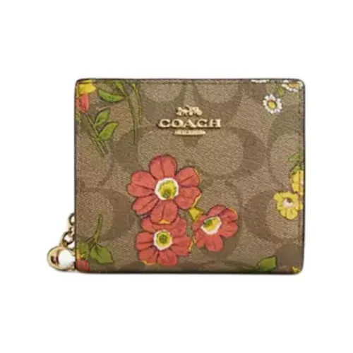 COACH Snap Wallet Обложки для карт Женские
