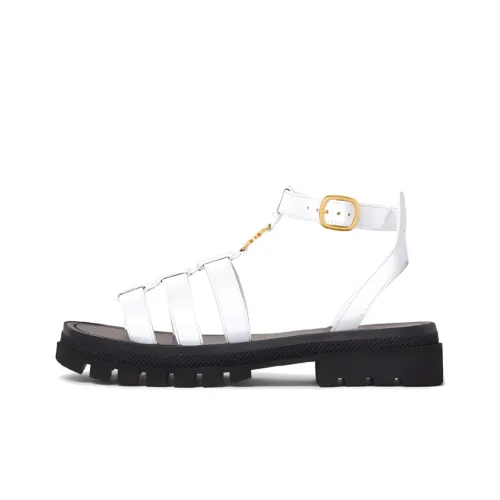 CELINE One Sandals Women's Neon White