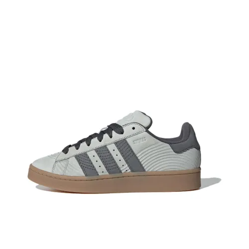 adidas originals Campus 00s Кроссовки для скейтбординга Низкие Серебристо-серый/Темно-серый/Смола Желтый Унисекс
