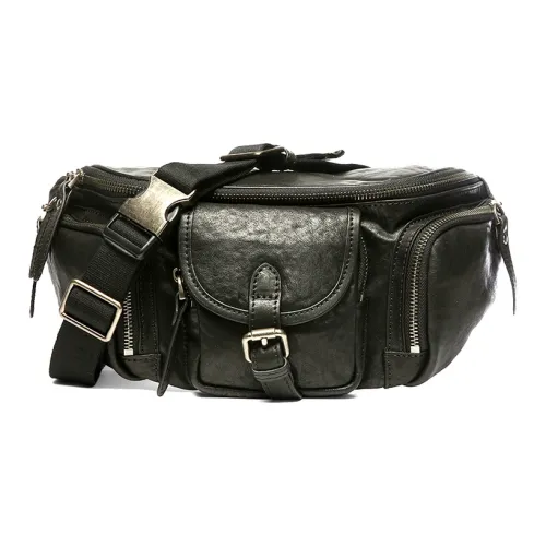 DOSRFINI Натуральная кожа Сумка через плечо из крупнозернистой текстуры коровьей кожи